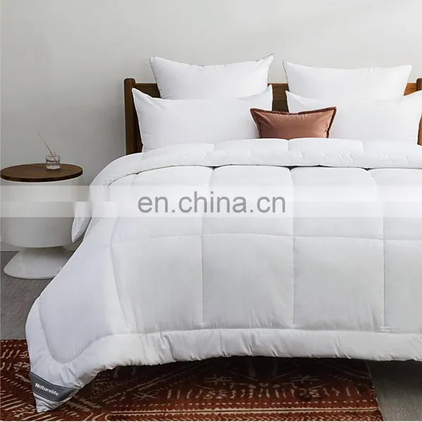 Unique Design Textiles 300gsm Filling Machine Washable 100% Cotton Comforter photo-7