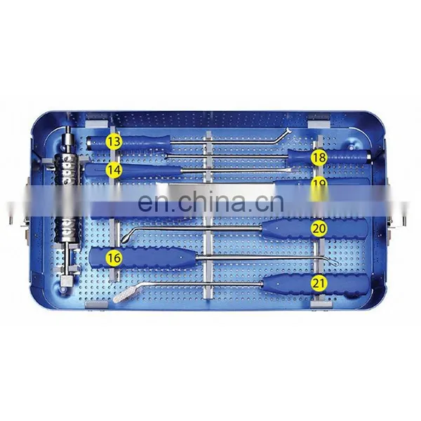 Chinese Manufacture TLIF Lumbar PEEK Cage Spine Surgery Instrument Set photo-3