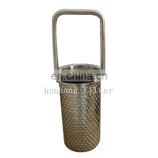 Custom 304 OEM Portable Stainless Steel Filter Basket Filter photo-4
