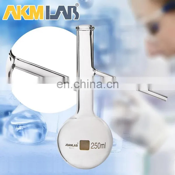 AKM LAB Boro 3.3 Glass Distilling Engler Flask With Side Tube photo-5