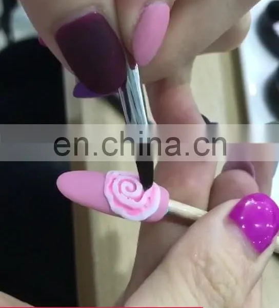 Queen Shining Nail Art Tools & Carving Flower Top Pen