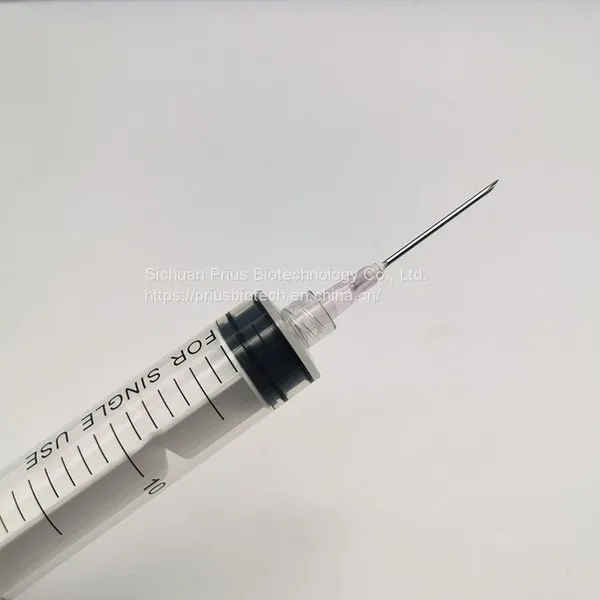 Disposable Medical Syringe 20ml With 1.2mm Needle Eo Sterile photo-3