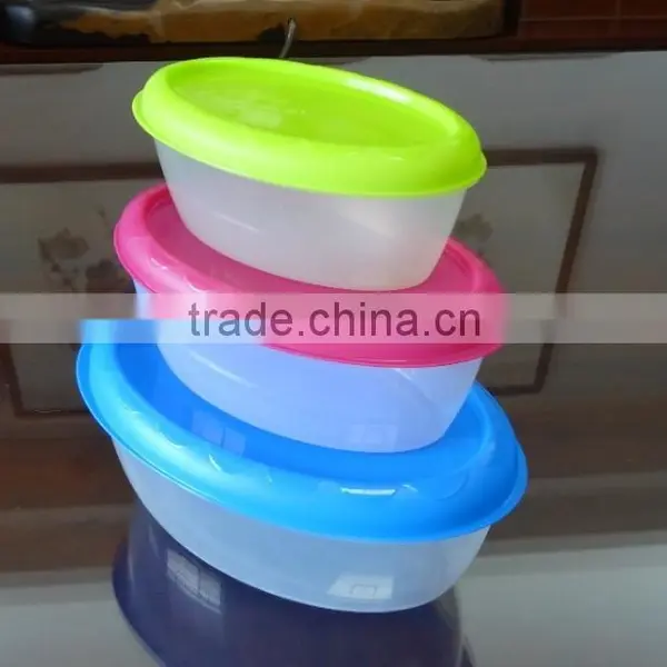 Good Selling 3 Pcs Oval Food Storage Container photo-2