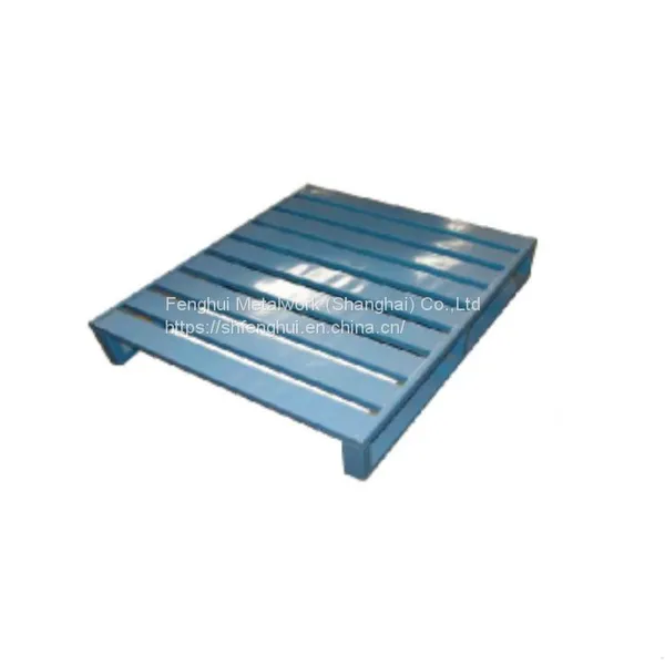 Supply of High-quality Metal Pallet, Conventional Four Sides Into the Fork Galvanized Steel Pallet Manufacturers Wholesale photo-2