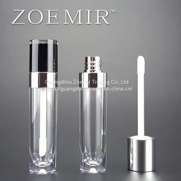 Popular Lipgloss Tube Metallic Crystal Lip Glaze Container for Makeup