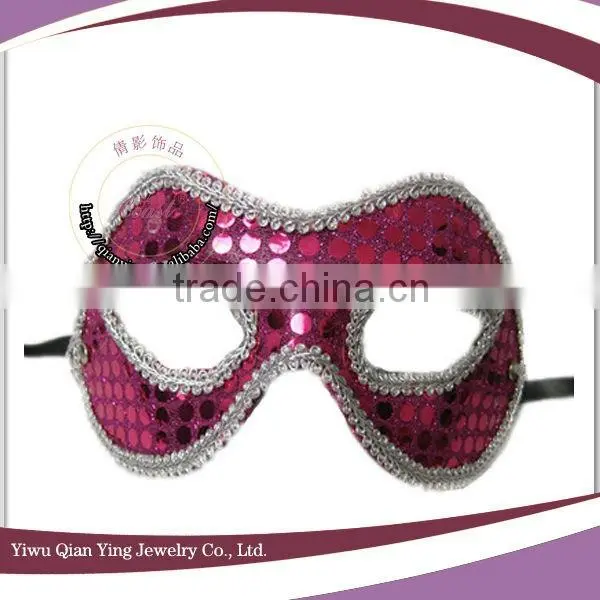 Cheap Dark Blue Sequins Christmas Masquerade Party Masks photo-5