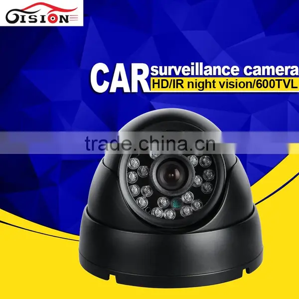 IR Night Vision CCD Metal Dom Camera Indoor Bus Car Waterproof Camera photo-2