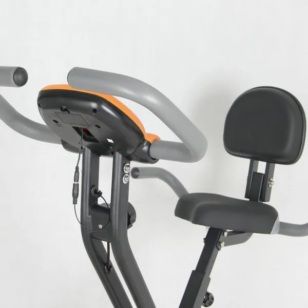 Home Use Folding Magnetic Exercise Bike X-Bike With Back Seat photo-5