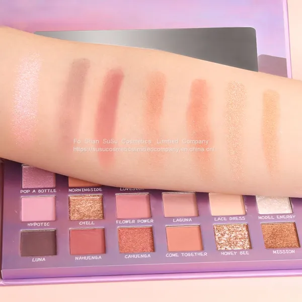Eye Shadow Cosmetics 18 Colors Eyeshadow Palette Private Label Powder Waterproof photo-3