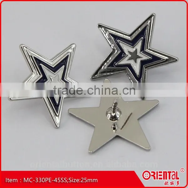 Star Type Military Custom Brooch For Men's photo-2