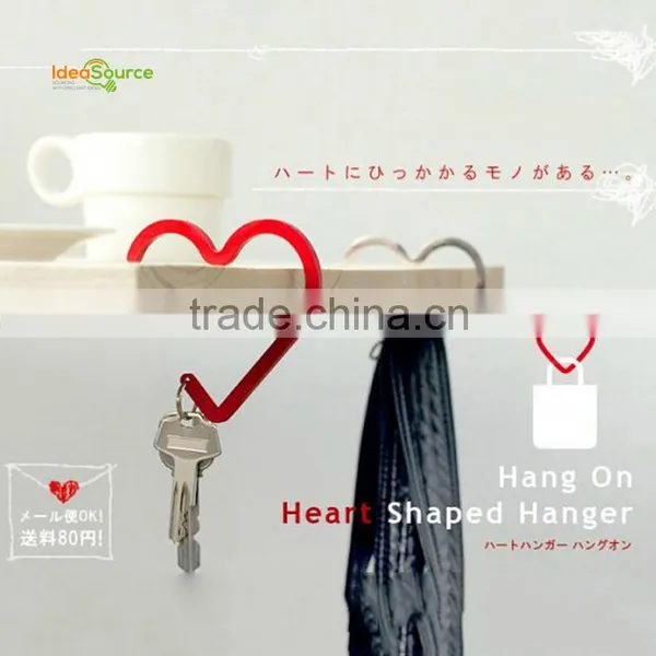 Novelty Heart-Shape Red Table Metal Bag Hanger Quality Choice photo-3