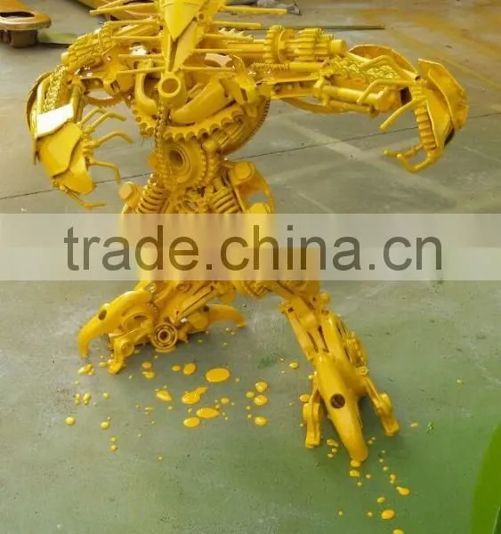 Iron Sculpture Sentinel Prime Cast Iron Western Decor photo-5