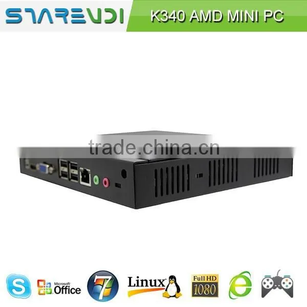 Good Bargain Barebone Mini pc Ubuntu Mini pc K340 AMD E2-1800 Dual Core 1.7G 18W Power Consumption photo-4