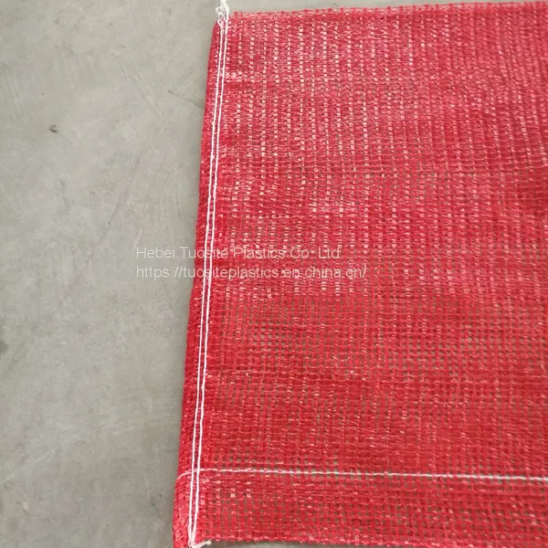 Tubular Polypropylene Mesh Bags With Drawstring/Onion Vegetable Storage Packaging Sacks photo-3