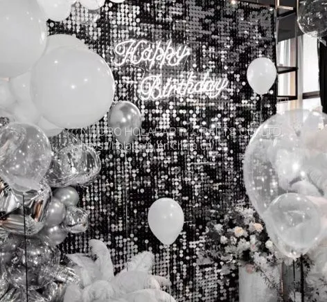 Shimmer Wall Sequin Panels DIY Party Backdrop Decorations for Birthdays Weddings and More Other Events