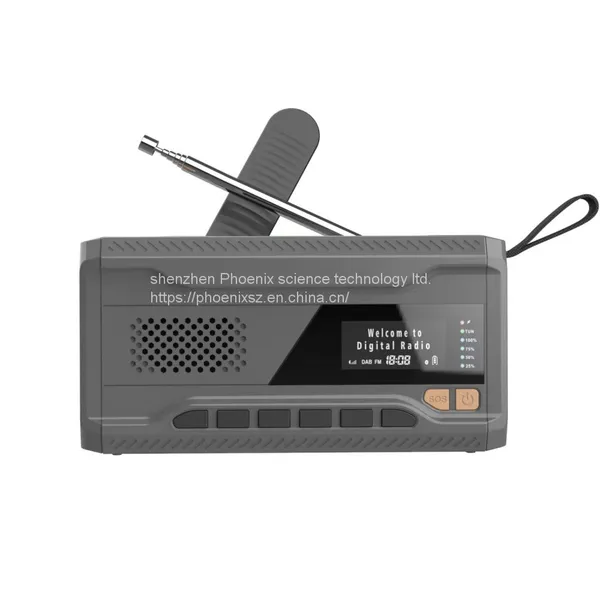 Portable Solar Radio, Emergency Radio With Crank, Dynamo DAB/FM Radio,4500mAh Rechargeable Powerbank,Bluetooth Speaker,USB Phone Charger,LED Flashlight & Reading Light,SOS Alarm,Camping,outdoor
