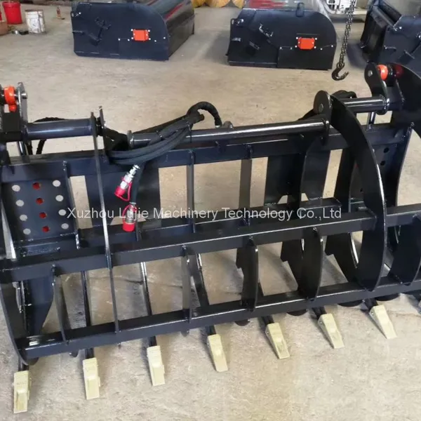 China Root Grapple Rake Attachments for Skid Steer photo-2