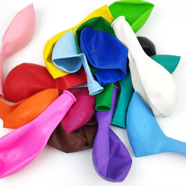 Wholesale Multi Color 12 Inch 100 Pcs Pack Latex Balloon Helium Round Balloons for Birthday Decoration photo-5