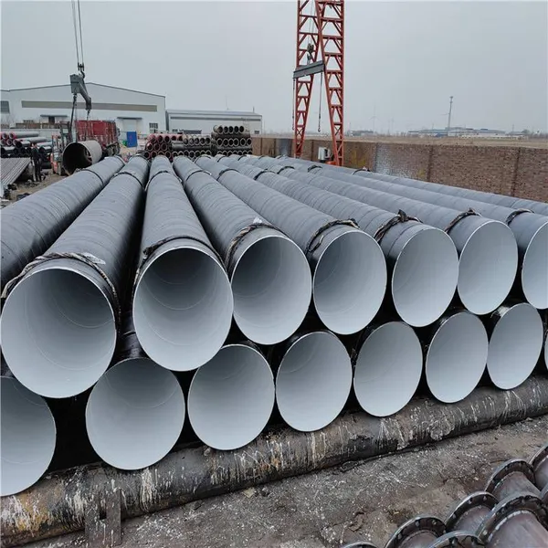 8710 Anti-corrosion Spiral Steel Pipe, Epoxy Coal Tar Pitch Anti-corrosion Steel Pipe for Buried Sewage Treatment, Three Coats of Paint and Two Layers of Cloth photo-2