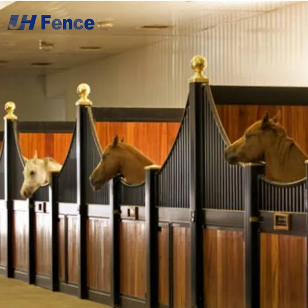 Customized 12ft Prefabricated Galvanized Steel Horse Stable Sell Luxurious Portable Outdoor Horse Stall With Roof Stalel photo-4
