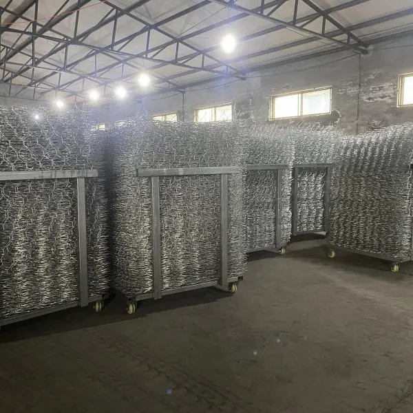 Galvanized and PVC Coated 80*100 Mesh Size Hexagonal Gabion Mattress Plain Weave Woven Technique for Channel Lining photo-5