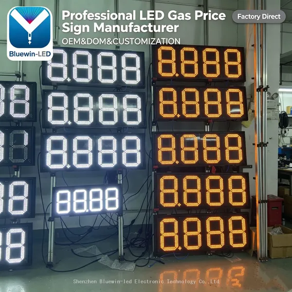 Wholesale Cheap Custom Steel Digital Billboards Led Price Board Petrol Gas Station Price Sign