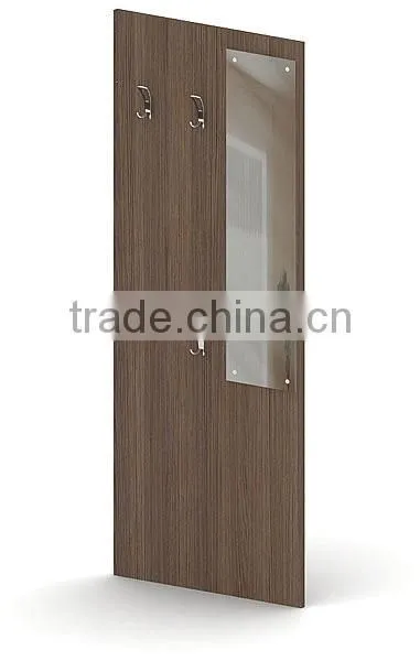 Laminate Wall Coat Rack With Mirror Hotel Furniture