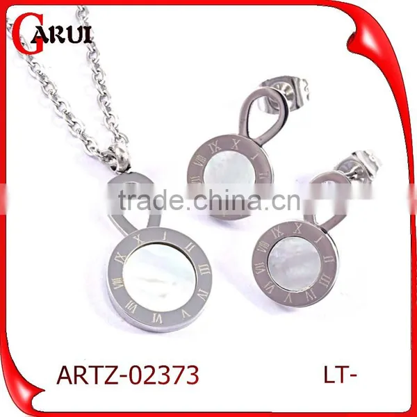 2016 Summer Series Fashion Bridal Jewelry Set,Silver Costume Jewelry, Stainless photo-3