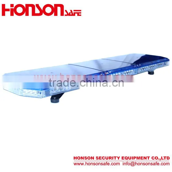 Low-profile Amber LED Warning Used Signal Lightbar With 100W Siren Speaker HS4120 photo-2