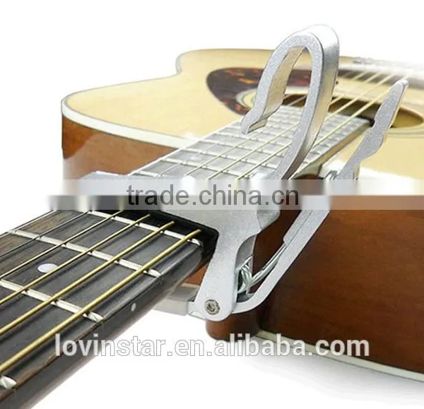 High Quality Aluminium Alloy Colorful Bass Guitar Capo Key Clamp for Student photo-4