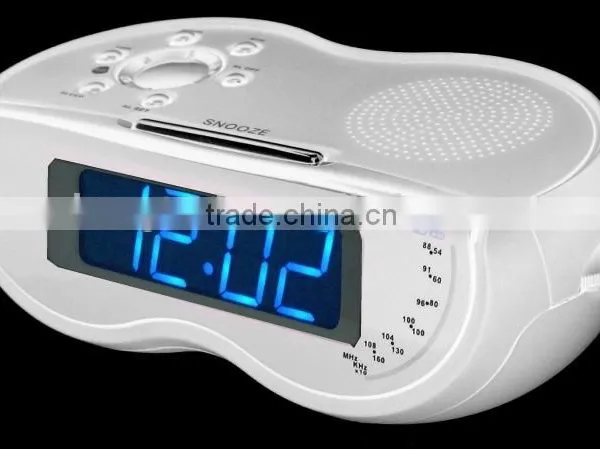 Cheap Hot Stream Designed Table Desktop Alarm Clock Radio photo-2