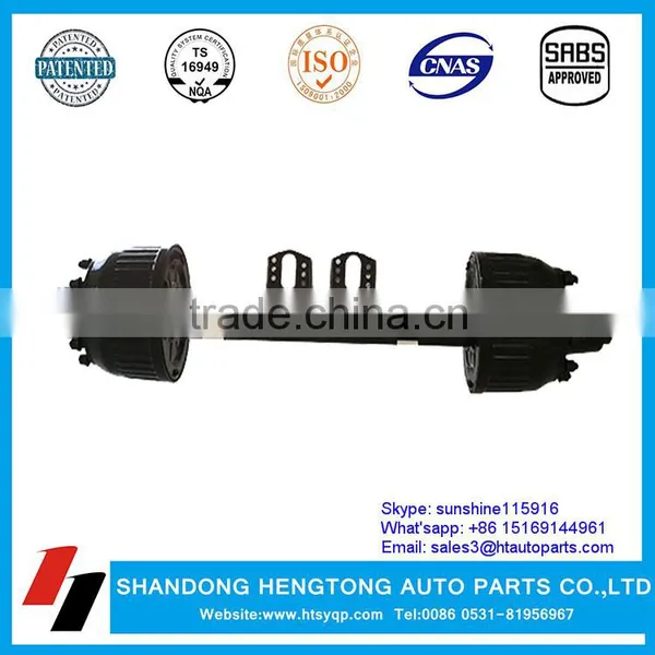 Truck Spare Parts Hot SellingAmerican Style Inboard Drum Axle for Semi Trailers