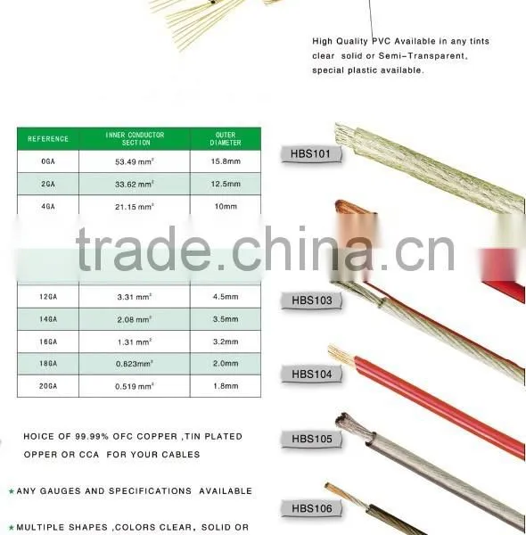Car Amplifier Kits Power Cable / Power Cable photo-2