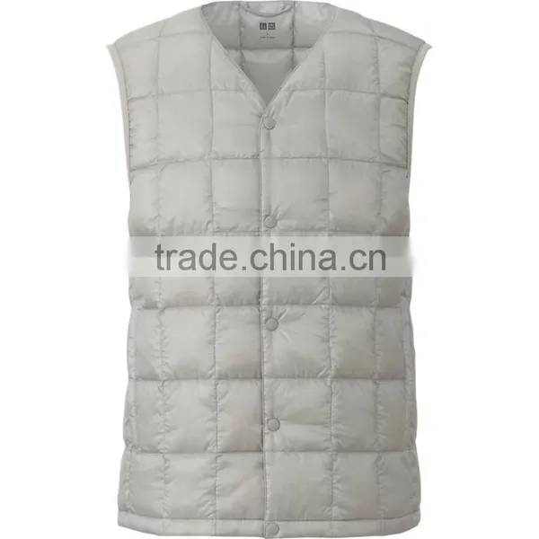 Winter Wholesale 100% Polyester Custom Men Vest Top for Winter