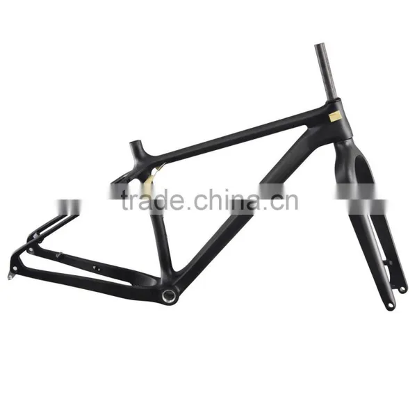 Bicycle Accesories 26er Carbon Snow Bike Frame Fatbike Suspension Fork SN01 photo-2
