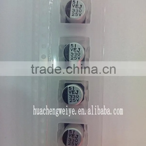 SMD Aluminum Electrolytic Capacitors 330UF 25 V 8.0*10.0 photo-3