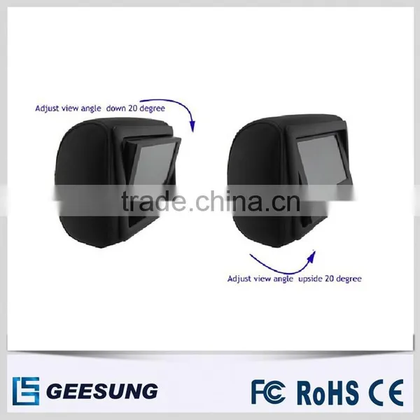 7 Inch Car Headrest With Adjustable Post /car Headrest Android Monitor photo-3