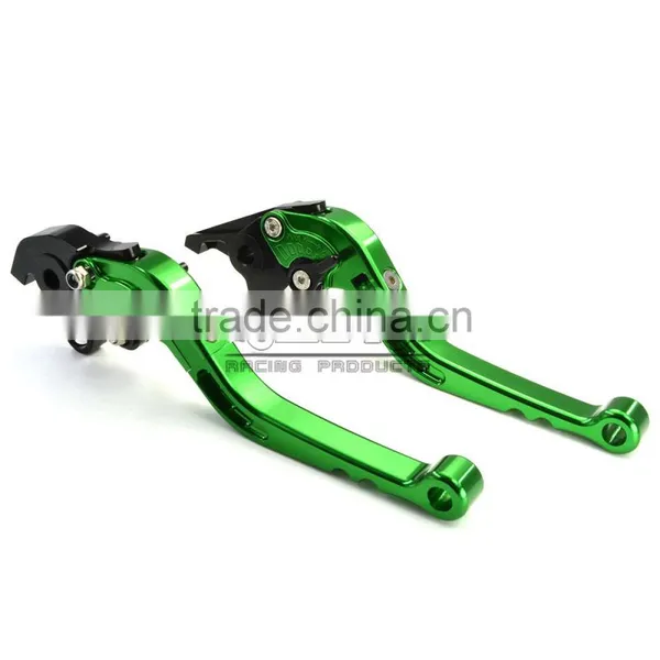 BJ-LS-009 High Performance 3D CNC Adjustable Folding Aluminum Motorcycle Brake Clutch Lever for Kawasaki ZX6R/636, ZX10R photo-2