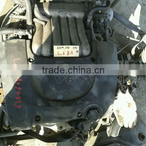 USED ENGINE COMPLETE GAS L6BA (G6BA) EURO-3-4 ASSY-SUB SET HYNDAI 2001-07 MNR photo-6