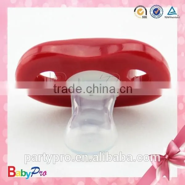 Partypro Hot Sale Red Color Funny Pacifier photo-2
