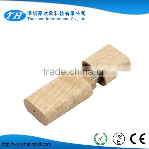 Stock Price Engrave Logo OEM Bulk 1GB Wooden Stick USB Flash Drives Quality Choice photo-5