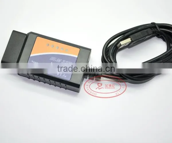 Wholesales OBD/OBDII Scanner ELM 327 Car Diagnostic Interface Scan Tool ELM327 USB Supports All OBD-II Protocols photo-4