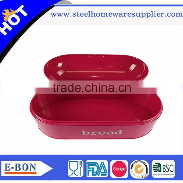 High Quality Mirror Finish Stainless Steel Bread Bin Bread Box photo-3