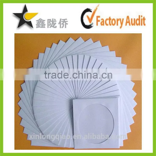 High quality pure white blank CD bag,DVD bag,Compact Disc Packaging