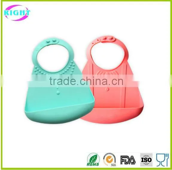 FDA Approved Cute Silicone Waterproof Baby Bib photo-2