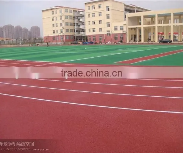 High Quality Low Price IAAF Certification Compound Running Track, Sandwich System Sports Running Track photo-5