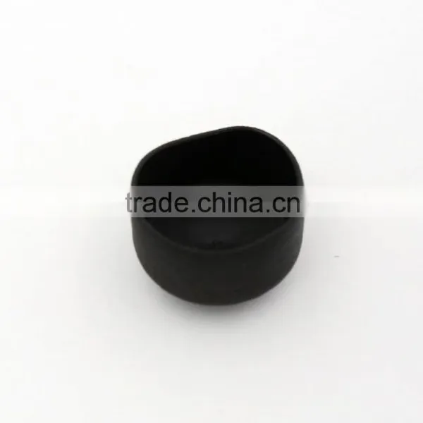 ID 50mm Height 30mm Black Grind Arenaceous Pvc End Fitting Caps for Pipe photo-3