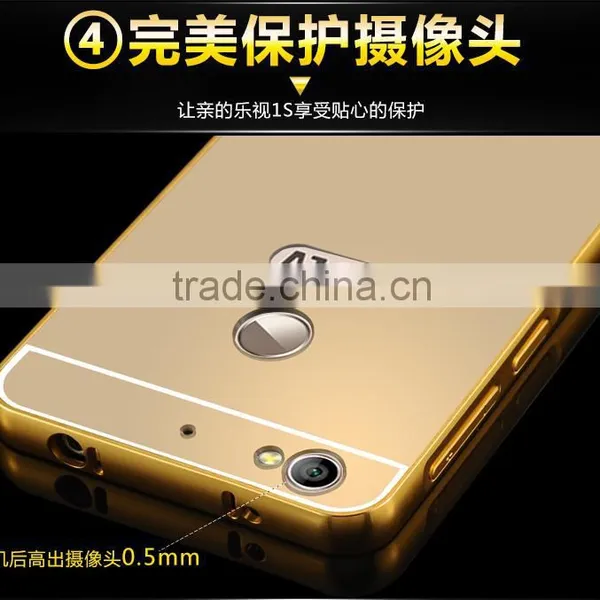Aluminum Bumper With Mirror Phone Case Cover For Letv Le 1S photo-3