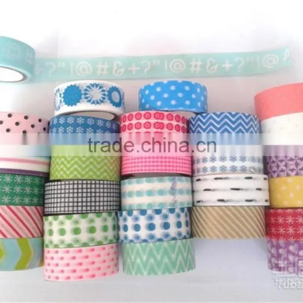 Washi Paper Material and Acrylic Adhesive Washi Tape