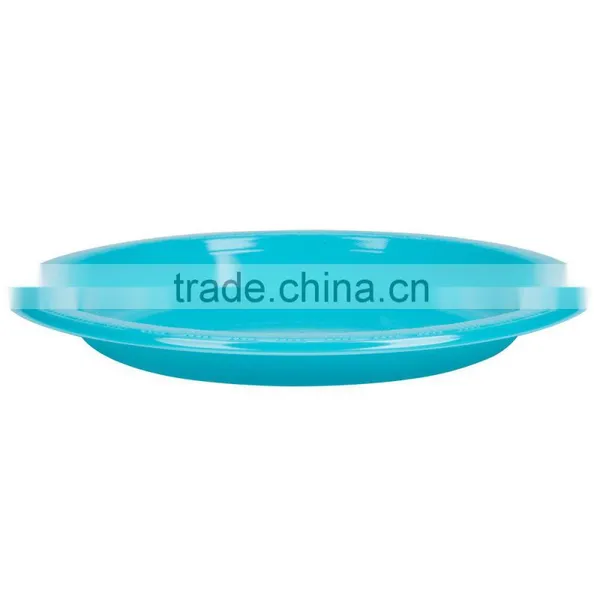 Plastic Colorful Printed Custom Food Plate QXL038